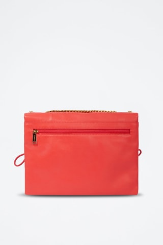 Sac bandoulière en cuir Billie - Rouge
