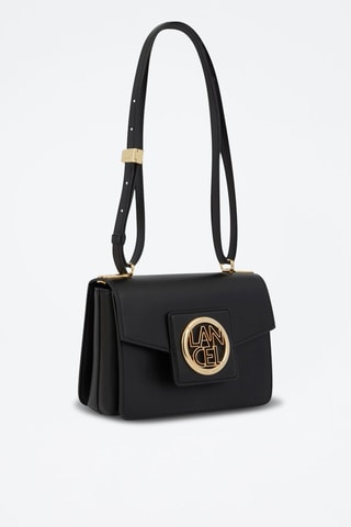 Sac bandoulière en cuir Roxane S - Noir