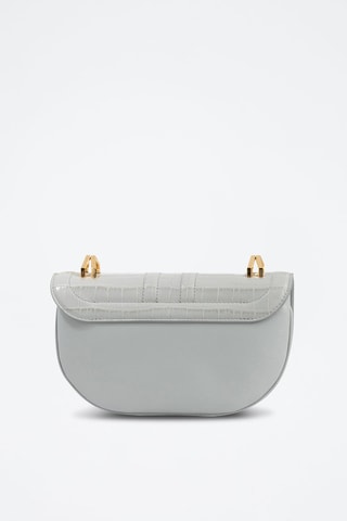Sac bandoulière en cuir Clepsydre - Blanc