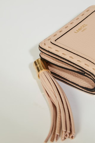 Portefeuille en cuir Premier Flirt - Rose poudré