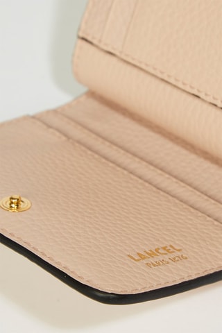 Portefeuille en cuir Premier Flirt - Rose poudré