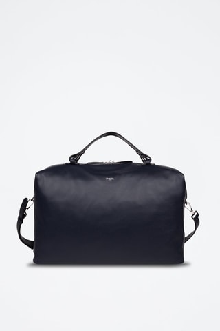 Sac de voyage en cuir Neo Pop - Bleu marine