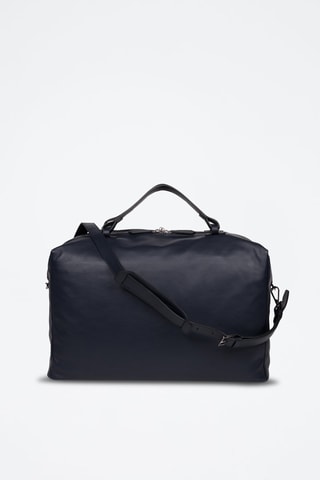 Sac de voyage en cuir Neo Pop - Bleu marine