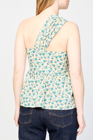 Top asymétrique - Jaune clair