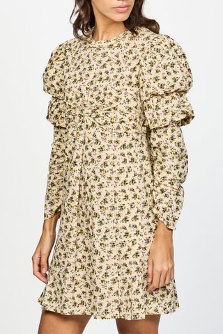Robe en cachemire - Jaune clair