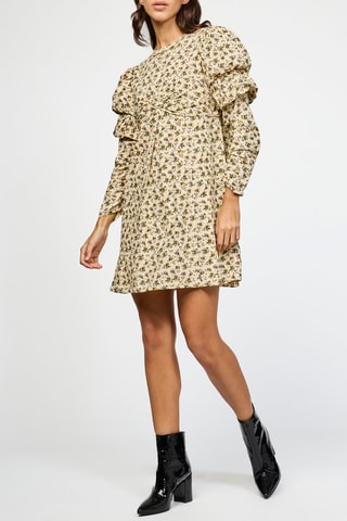 Robe en cachemire - Jaune clair