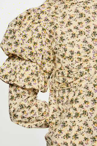 Robe en cachemire - Jaune clair