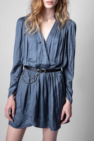 Robe courte - Bleu