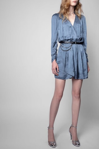 Robe courte - Bleu