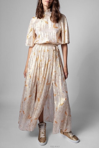 Robe longue - Doré