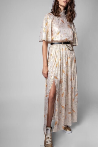 Robe longue - Doré