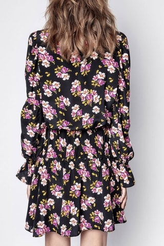 Robe en soie - Noir