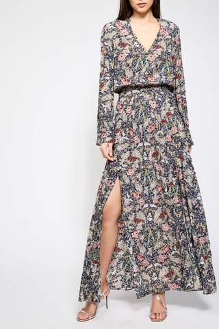 Robe longue - Bleu marine