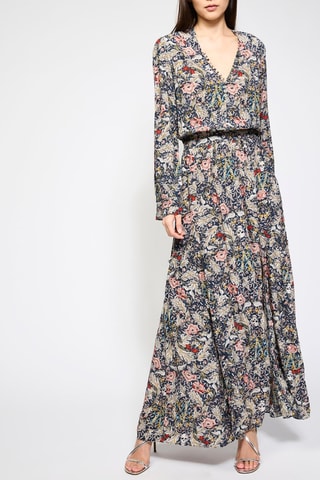 Robe longue - Bleu marine