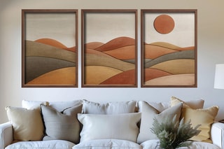 3 tableaux en MDF Lillian