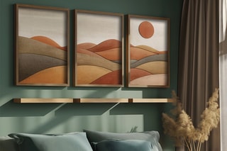 3 tableaux en MDF Lillian