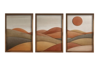 3 tableaux en MDF Lillian
