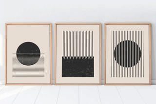 3 tableaux en bois - 20 x 30 cm