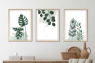 3 tableaux en bois massif Huhu