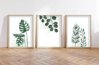 3 tableaux en bois massif Huhu