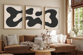 3 tableaux en bois massif