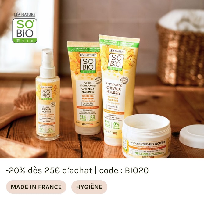SO'BIO ETIC en vente privilège chez BEAUTÉ PRIVÉE