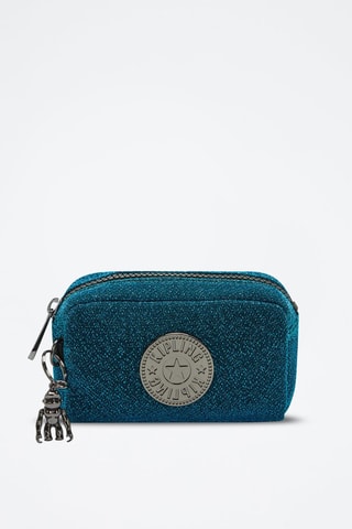 Pochette Gleam S - Noir et turquoise