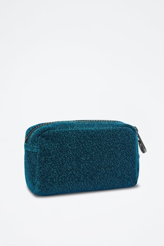 Pochette Gleam S - Noir et turquoise