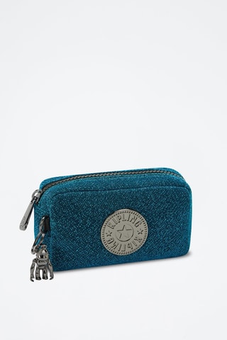 Pochette Gleam S - Noir et turquoise