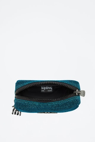 Pochette Gleam S - Noir et turquoise