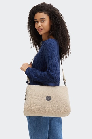 Sac porté épaule Pollie M - Ecru