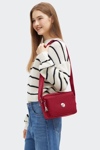 Sac bandoulière Abanu M - Rouge