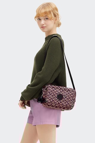 Sac bandoulière Abanu M - Noir et orange