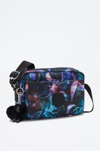 Sac bandoulière Abanu M - Noir et violet