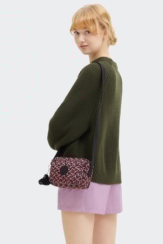 Sac bandoulière Abanu - Noir et orange