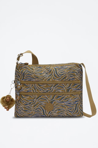 Sac bandoulière Alvar - Kaki et bleu marine