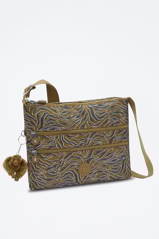 Sac bandoulière Alvar - Kaki et bleu marine