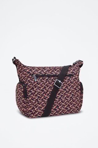 Sac bandoulière Gabbie - Noir et corail