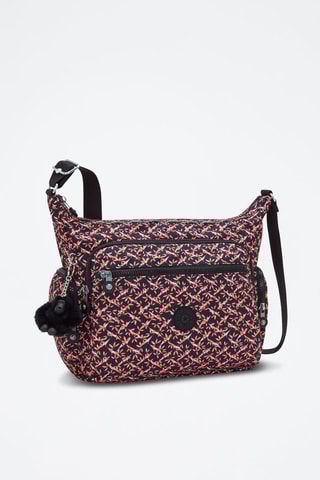 Sac bandoulière Gabbie - Noir et corail