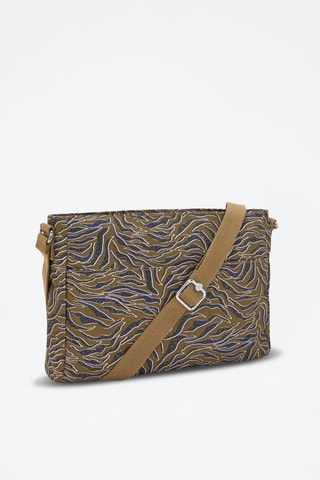 Sac bandoulière New Angie - Marron et bleu