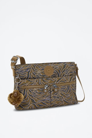 Sac bandoulière New Angie - Marron et bleu