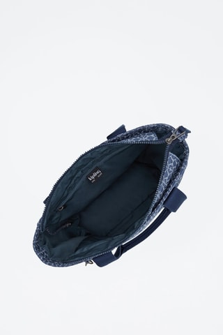 Cabas en jean Jowns - Bleu et blanc
