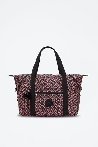 Cabas ART M - Noir et orange