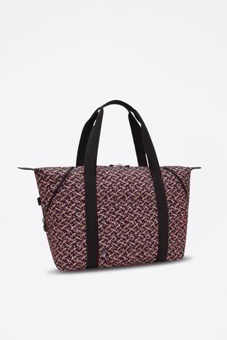Cabas ART M - Noir et orange