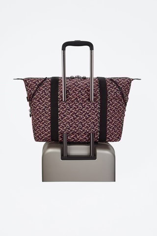 Cabas ART M - Noir et orange