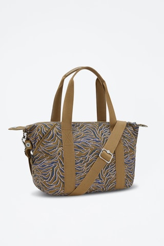 Cabas Art Mini - Bleu marine et marron