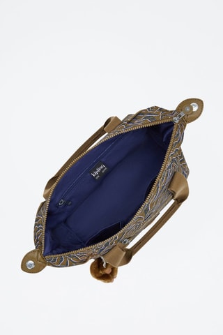 Cabas Art Mini - Bleu marine et marron