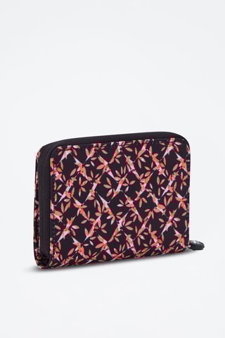 Portefeuille Monet Love - Noir et rose