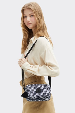 Sac bandoulière Abanu - Noir et blanc
