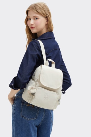 Sac à dos City Zip Mini - Beige